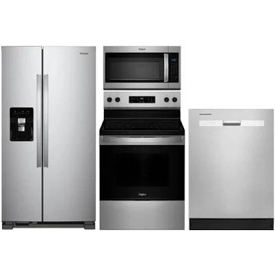 Whirlpool 4 Piece Kitchen Appliances Package