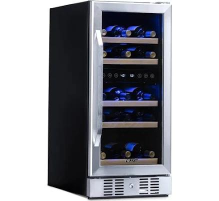 Newair 29 Bottle Dual Zone Wine Fridge AWR-290DB