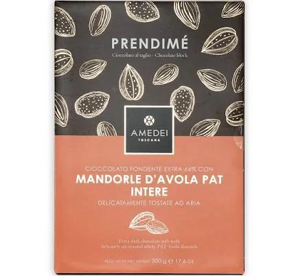 Amedei Prendimé Dark Chocolate w/ Almonds 66%