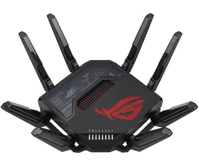 ASUS ROG Rapture GT-BE98 Quad-band WiFi 7 (802.11be) Gaming Router support new 320MHz bandwidth & 4096-QAM
