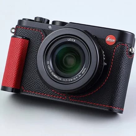 Fit For Leica D-lux8 Genuine Leather Camera Half Handle Case Bag