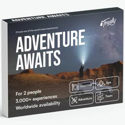 Adventure Awaits - Experience Gift Card by Tinggly