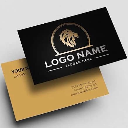 Bulk Metallic Business Card Printing 2" 3.5" Business Cards - 1000 qty