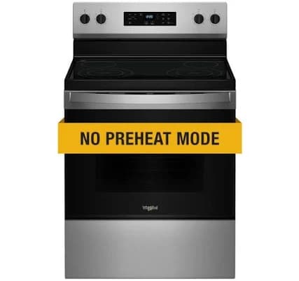 Whirlpool 30 Inch Electric Range