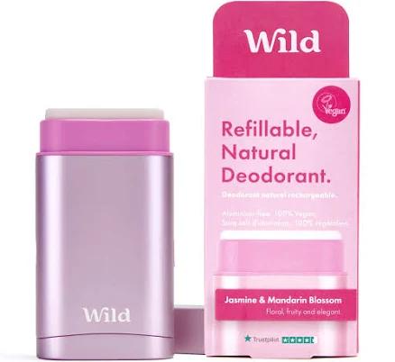 Wild Aluminum Free Jasmine & Mandarin Blossom Refillable Natural Deodorant