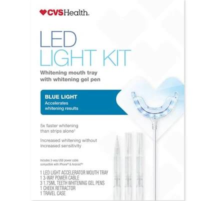 CVS Health LED Light Teeth Whitening Kit