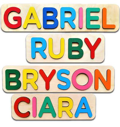 Personalized Wooden Name Puzzle for Kids