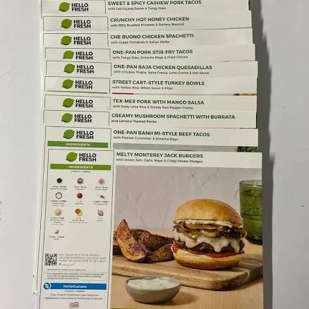 HelloFresh Recipe Cards - Books