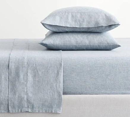 Pottery Barn Belgian Flax Linen Sheet Set