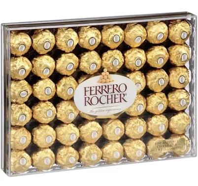 Ferrero Rocher Hazelnut Chocolate Diamond Gift Box