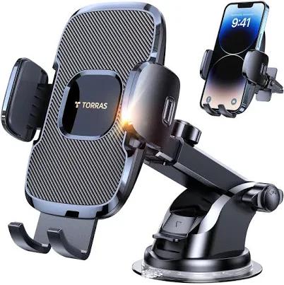 TORRAS Universal Mount Dashboard Windshield Vent Cell Phone Holder