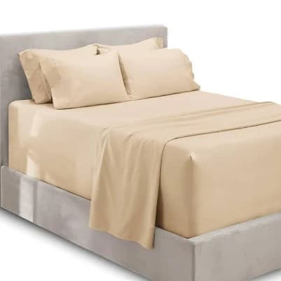 Hearth & Harbor Extra Deep Pocket Sheets Fits Mattress 18-24 Inches Deep