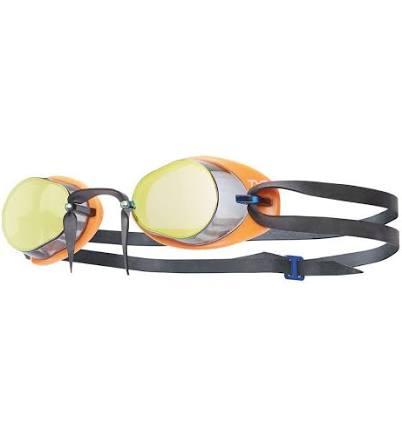 TYR Adult Mirrored Socket Rockets 2.0 Goggles in Orange Size: One Size | LGL2M