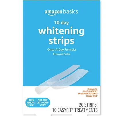 Amazon Basics Teeth Whitening Strips