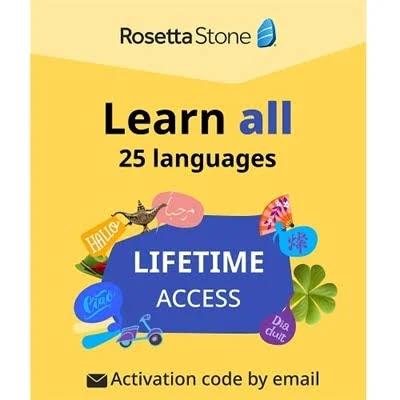 Rosetta Stone Learn Unlimited Languages with Lifetime Access