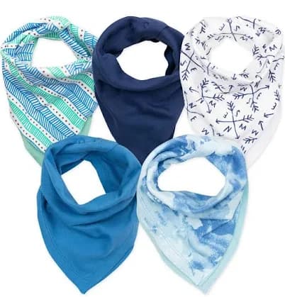 Honestbaby Organic Cotton Bandana Drool Bib Multi-Packs