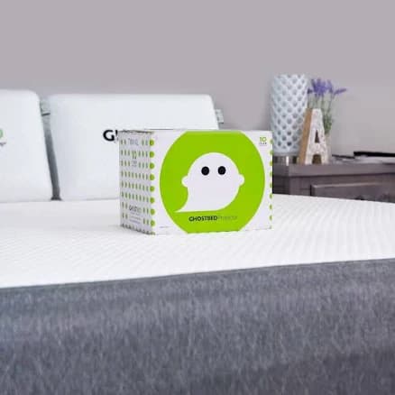 GhostProtector - Cooling Split King Mattress Cover Protector - 100% waterproof with a super-soft (and silent) knit top and antimicrobial technology