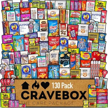 Cravebox 130-Count Snack Pack