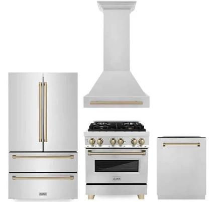 ZLINE 30" Autograph Edition Kitchen Package