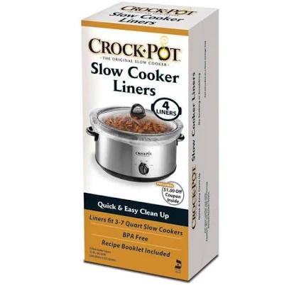 Crock-Pot Slow Cooker Liners 4-Pack