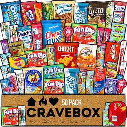 CraveBox Classic 45 Count Box | Snack Box Delivery Service