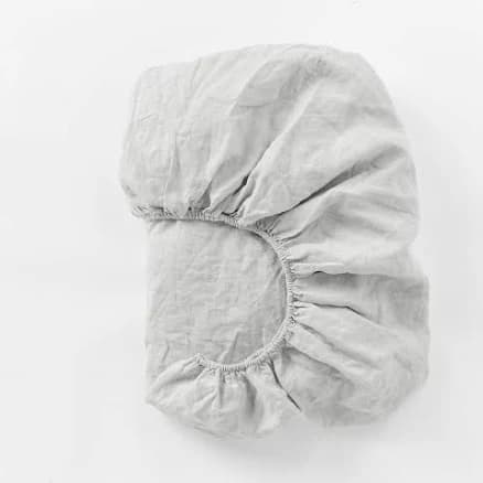 Coyuchi Organic Relaxed Linen Fitted Sheet