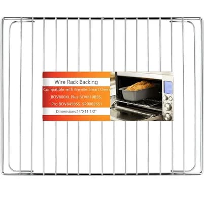 Stainless Steel Oven Rack for Breville Smart Oven BOV800XL, Plus BOV810BSS, Pro BOV845BSS. SP0002651, Oven Racks Replacements, Cooling Racks for