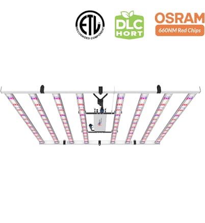 Fold 800 Full Spectrum LED Grow Light for Indoor Plants U1& GLC-1 Controller