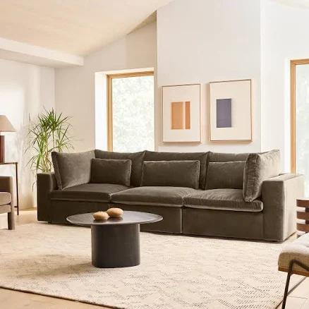 West Elm Harmony Modular 86" 2-Piece Sofa