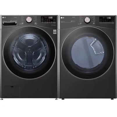 LG Smart Side By Side Front Load Laundry Pair