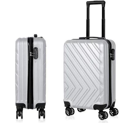 Carry On Luggage 20 inch Hardside Suitcase ABS Spinner Luggage with Lock