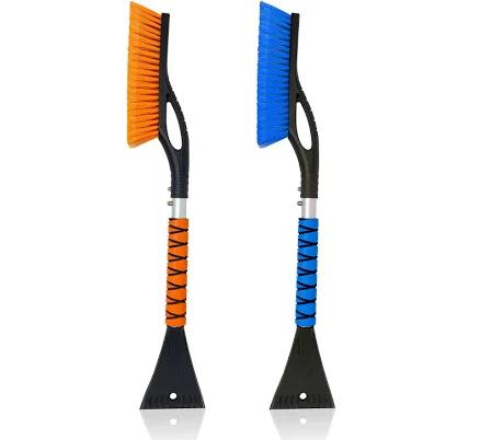 27" Car Snow Brush and Ice Scrapers for Car Windshield (2 Pack)