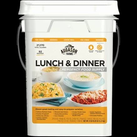 Augason Farms Emergency Food Supply Lunch & Dinner Pail