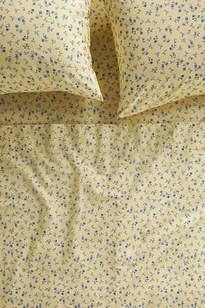 Anthropologie Organic Cotton Percale Printed Sheet Set