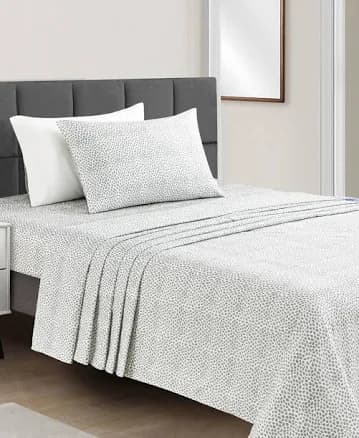 Sunham Microfiber Easy Care Printed 3-Pc. Sheet Set