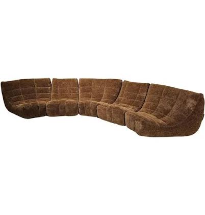 Brown Modular 'gilda' Sofa By Michel Ducaroy For Ligne Roset, France