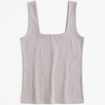 Abercrombie & Fitch Women's Cotton-blend Squareneck Tank