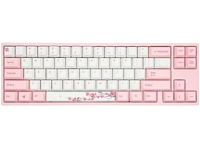 Ducky x Varmilo Miya Pro Sakura Pink 65% Dye Sub PBT Mechanical Keyboard
