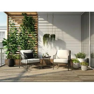 Better Homes & Gardens Aubrey 3-Piece Outdoor Steel Stationary Chat Set