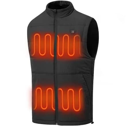 UVSAI Men's Electric Water-Resistant Vest