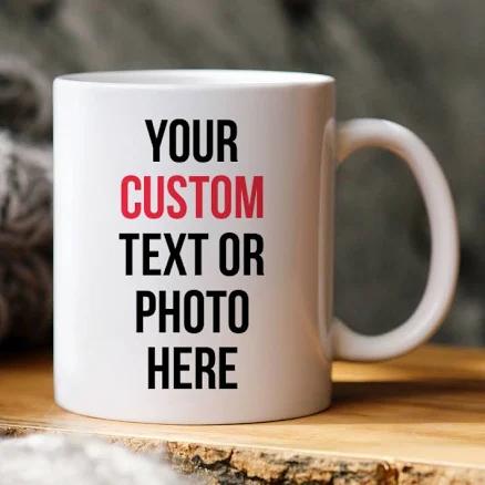 Custom Birthday Anniversary Photo Mug