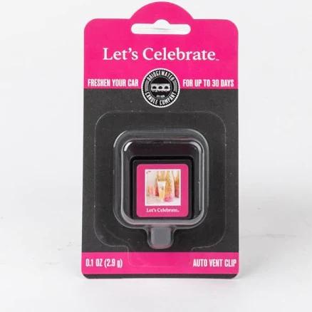 Bridgewater Auto Vent Clip Let's Celebrate