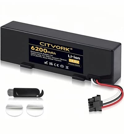 CITYORK Replacement Battery for Wyze Robot Vacuum, for Xiaomi STYTJ02YM, Xiaomi Mop P/Mop Pro/Xiaomi Mop 2S, Conga 3290 3390 3490, Haier JX37, Yunmi