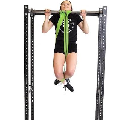 Fabric Non Slip Resistance Bands (41 Inch) - Bells of Steel USA Green - Average