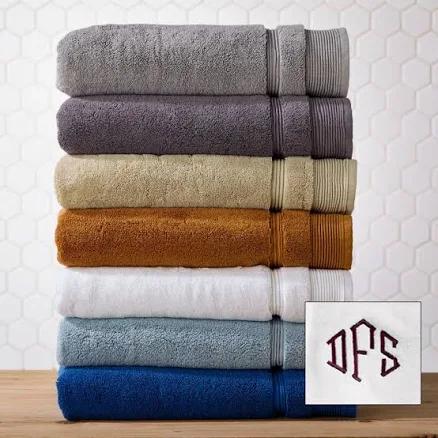 Monogrammed Genuine Turkish Cotton Luxury Towels