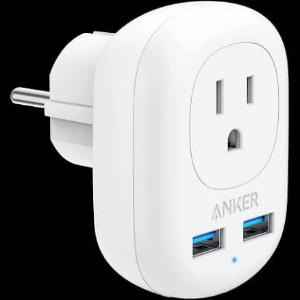 Anker PowerExtend USB Plug European Travel Adapter