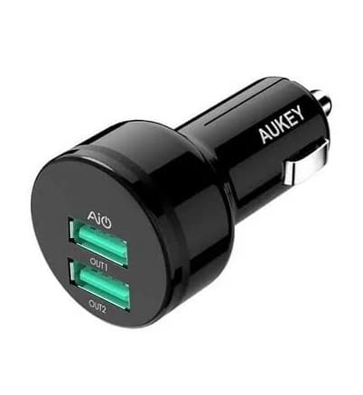 Aukey Dual USB-A Car Charger
