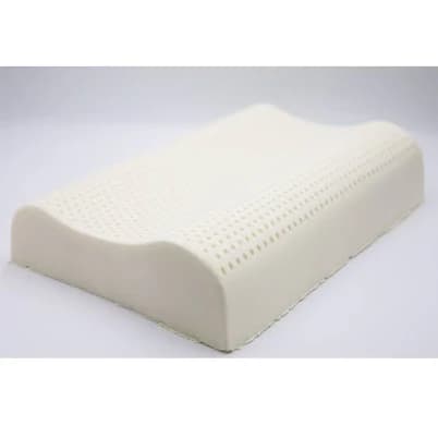 Organictextiles Organic Contour Latex Pillow with Organic Cotton Cover