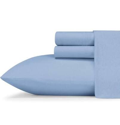 Eddie Bauer Jersey Knit Solid Sheet Set