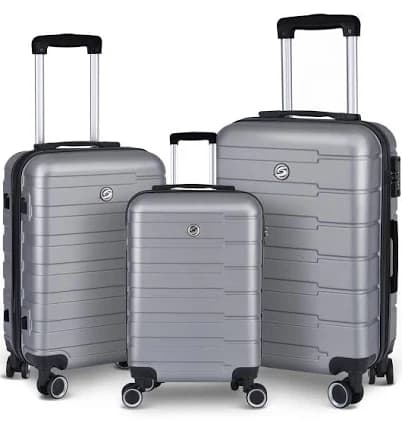 20/24/28 inch 3 Piece Luggage Sets,ABS Hardshell Hardside TSA Lock with Spinner Wheels
